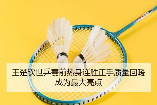王楚钦世乒赛前热身连胜正手质量回暖成为最大亮点（bogou）